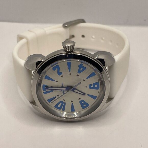 Nbonal NB-1001 Women's White Silicone Strap Analog Dial Quartz Wrist Watch Cv33 - Picture 7 of 11